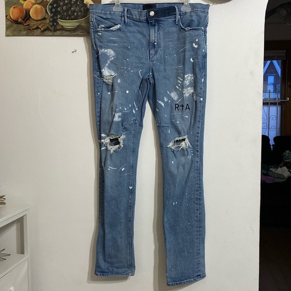 RTA jeans Size 36 x 32 BLEACH SPLATTER YOU WILL NOT FIND
